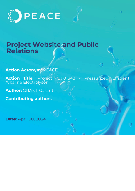Report on PEACE Public Relations tools